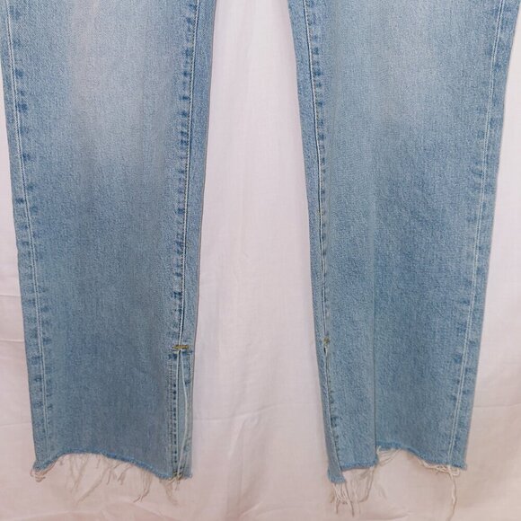 Good American Good Boy Side Slit Jeans in Indigo118 women's size 18 - Picture 4 of 6